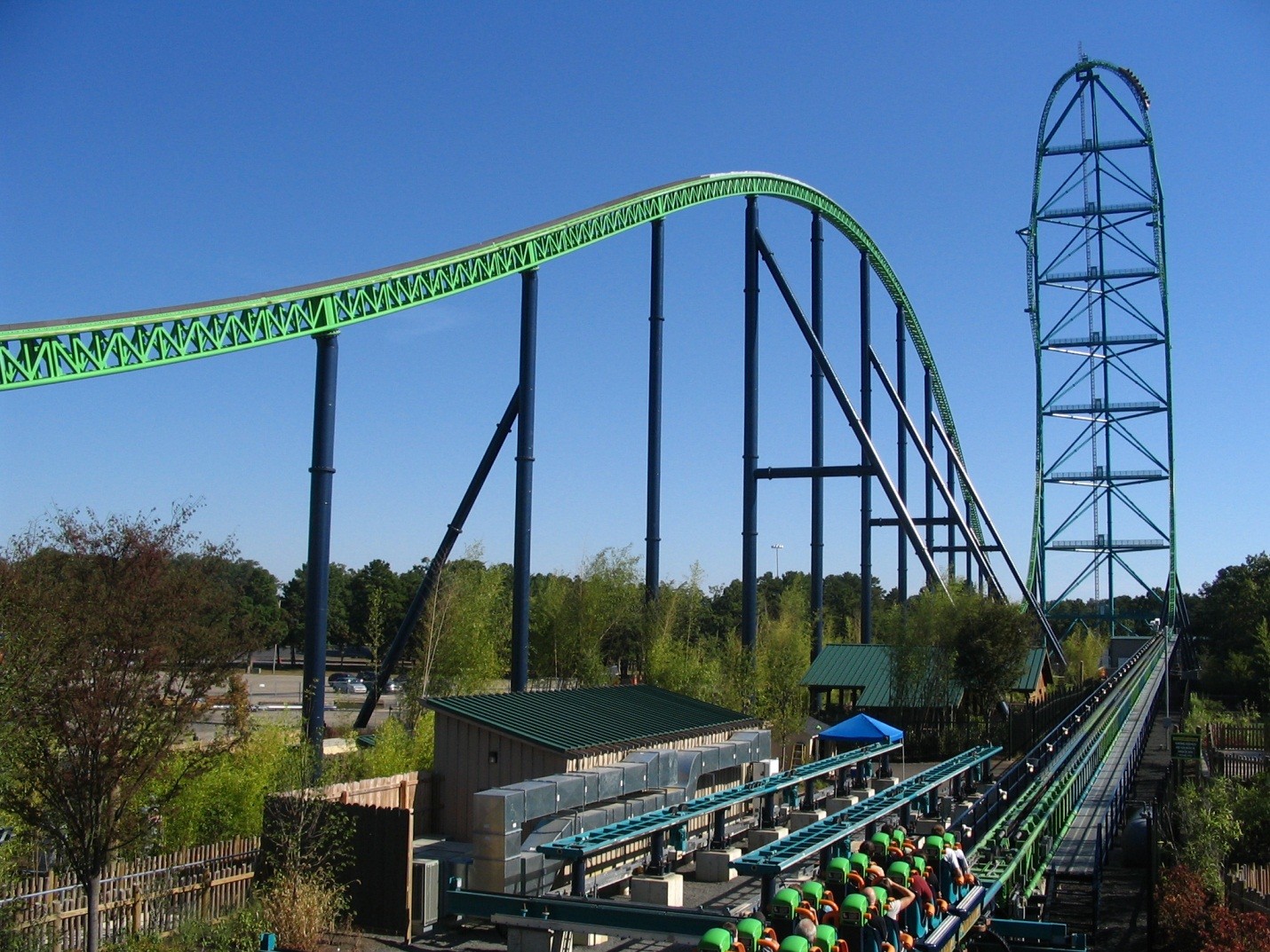 The Tallest and Steepest Steel Roller Coaster