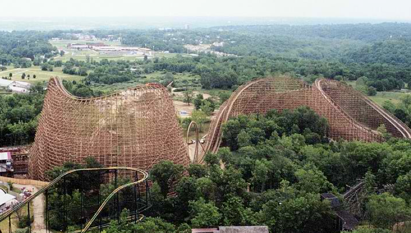 The Longest Wooden Roller Coaster