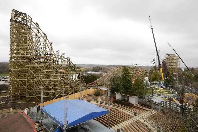 The Steepest Wooden Roller Coaster