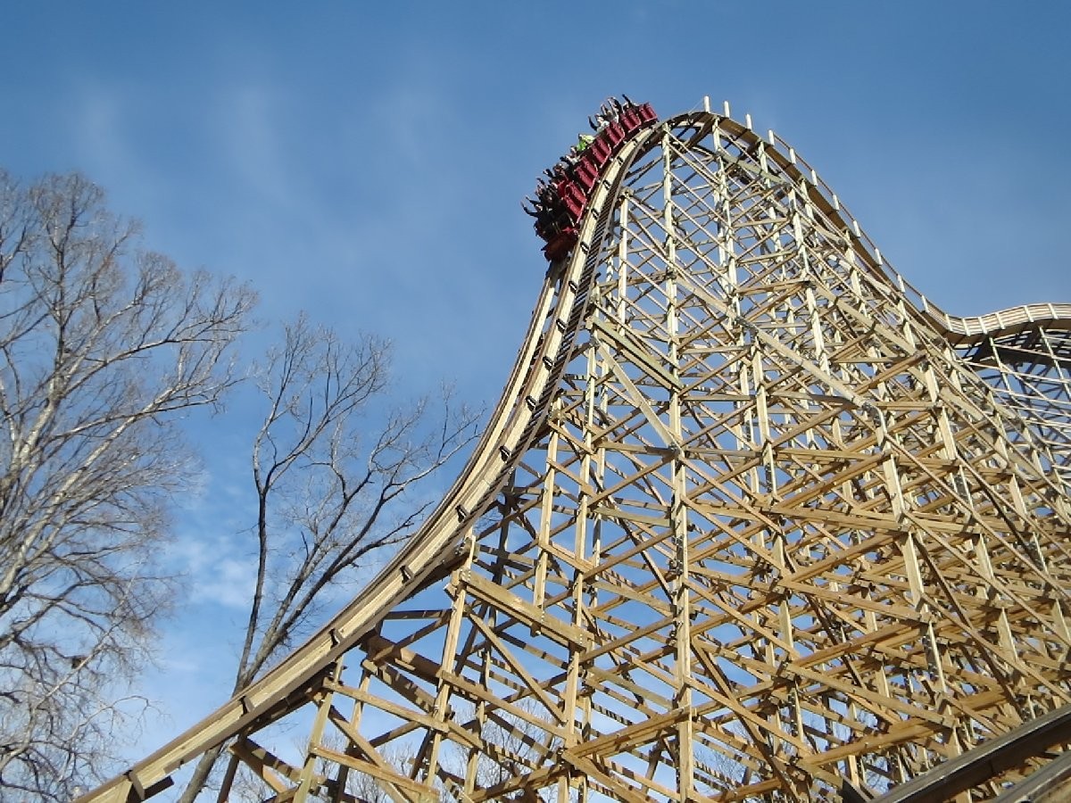 Wooden Roller Coaster With Most Inversions